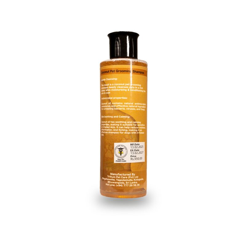 Coconut Pet Grooming Shampoo - Image 4